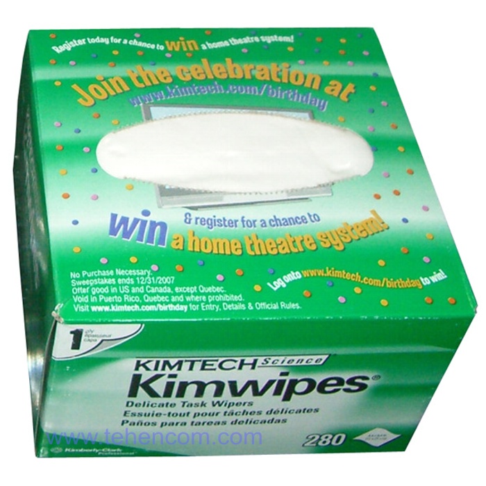 Kimwipes lint-free wipes