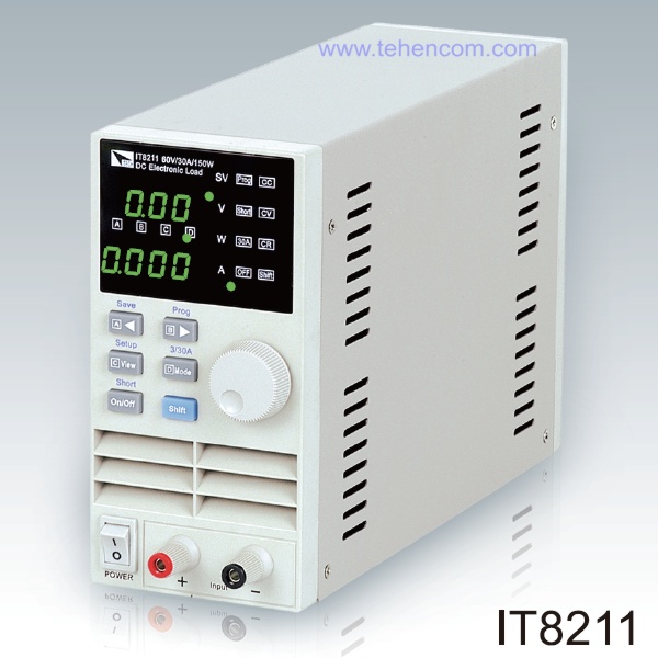 Typical low power electronic load (ITECH IT8211, max power 150W)