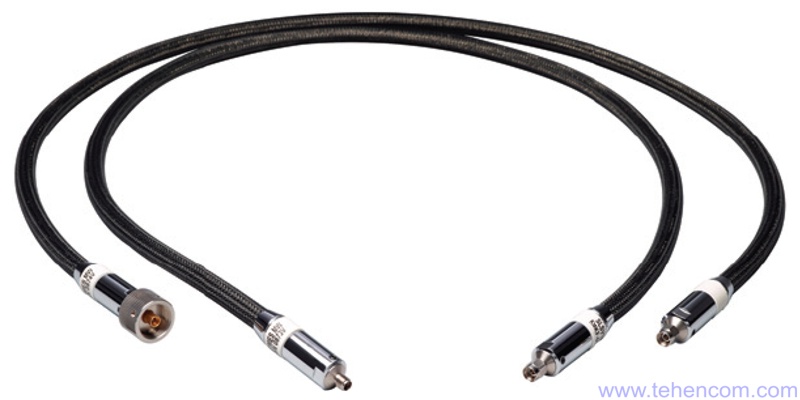 Two meter phase-stable measurement cables up to 40 GHz with K-type connectors