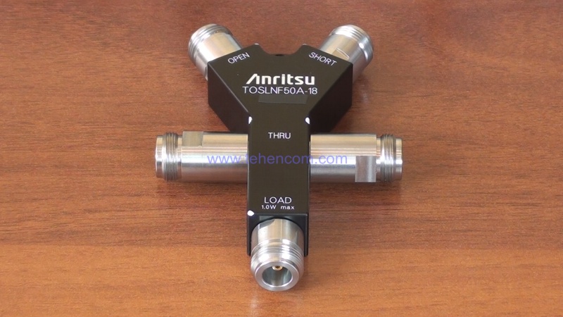 Anritsu TOSLNF50A-18 calibration element with N-type connectors and frequency range up to 18 GHz