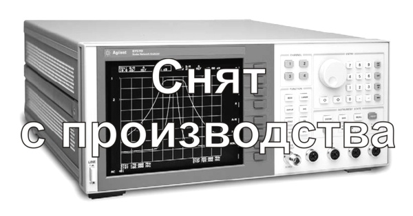 Discontinued models and series of vector and scalar network analyzers