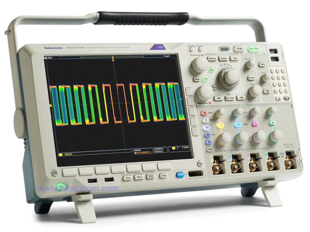 Tektronix MDO4000C - серия осциллографов со встроенным анализатором спектра