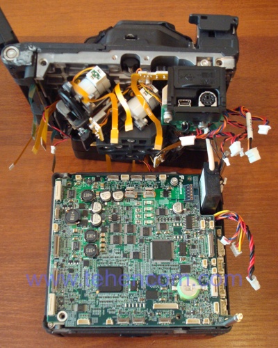 Микропроцессорная плата и модуль фокусировки и сведения волокон аппарата Fujikura FSM-60S