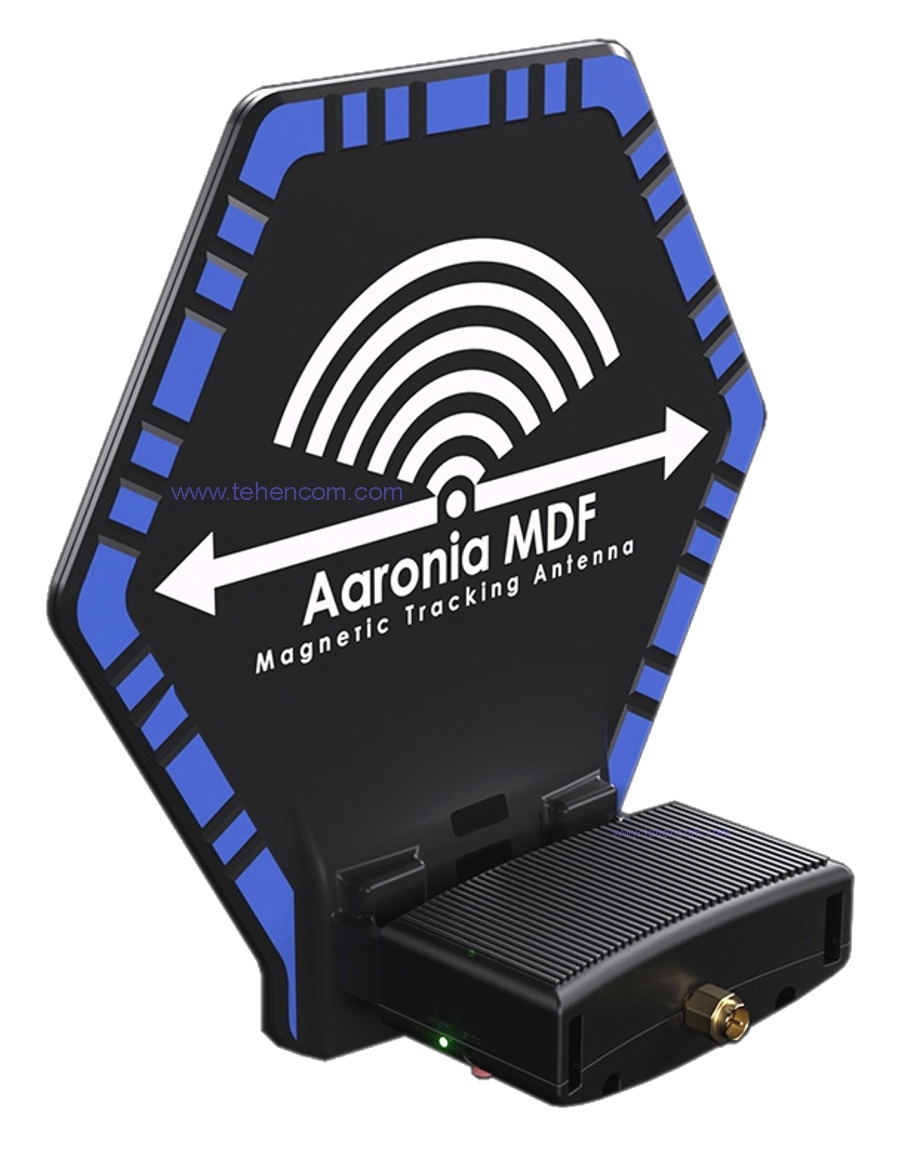 Typical Aaronia MDF series active loop antenna