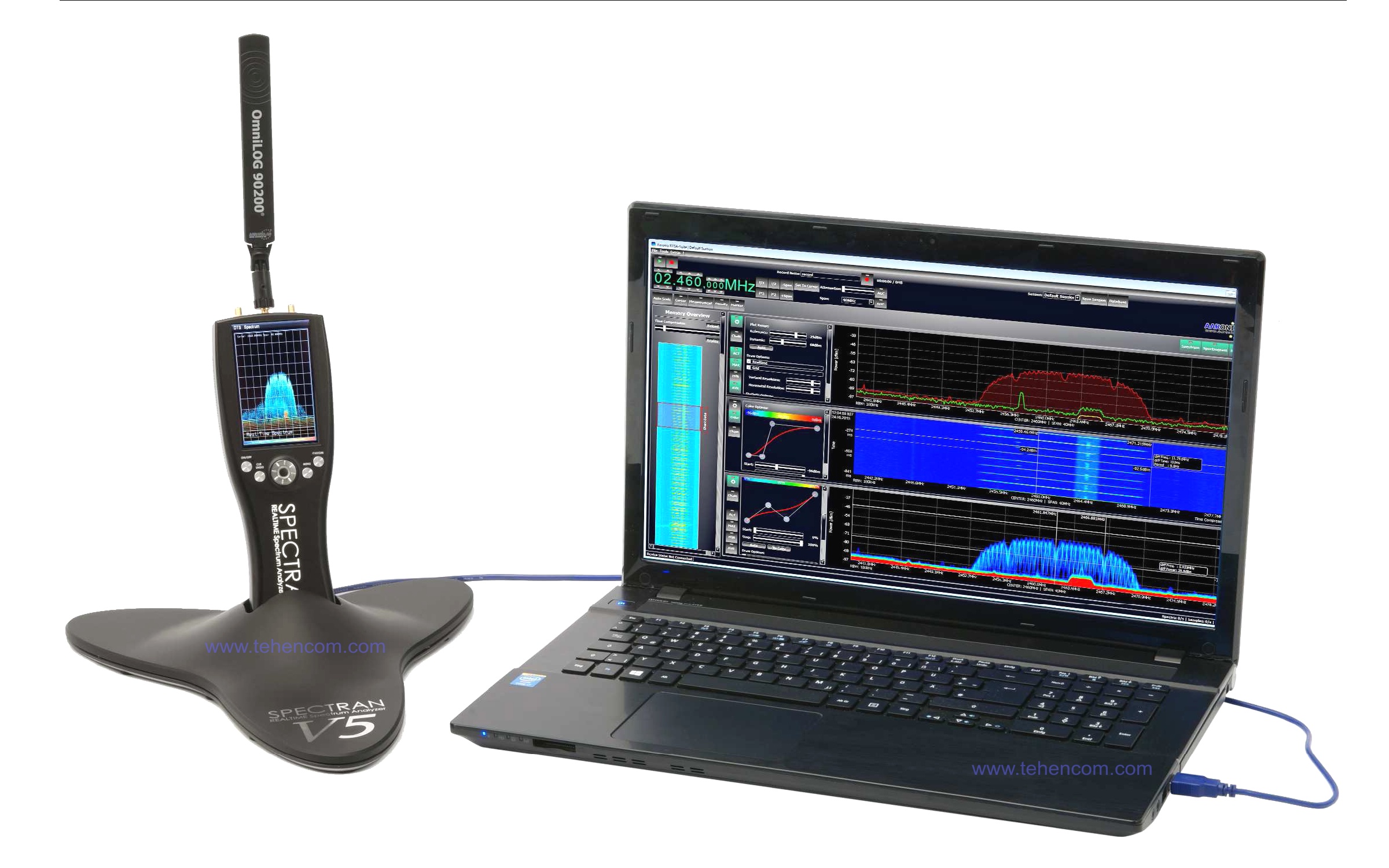 Aaronia SPECTRAN V5 real-time spectrum analyzer series up to 20 GHz Aaronia SPECTRAN V5 – real-time spectrum analyzers up to 20 GHz