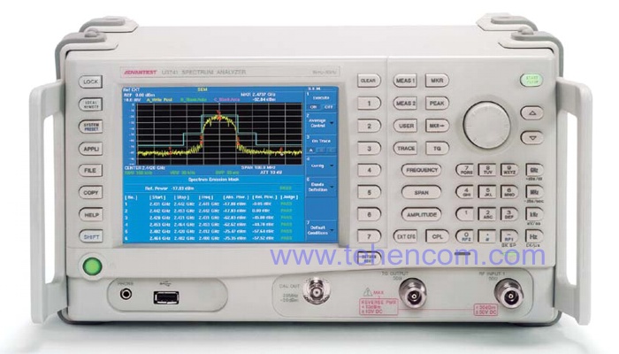 A series of laboratory spectrum analyzers up to 8 GHz Advantest U3741, U3751 Advantest U3741, U3751 – spectrum analyzer (9 kHz – 3 or 8 GHz)