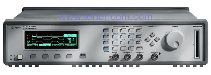 Agilent 81101A, 81104A, 81110A, 81130A - Генератори імпульсів та кодових послідовностей