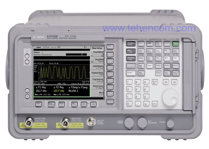 Agilent ESA-E E4402B-COM, E4404B-COM, E4405B-COM, E4407B-COM – аналізатори спектру та сигналів