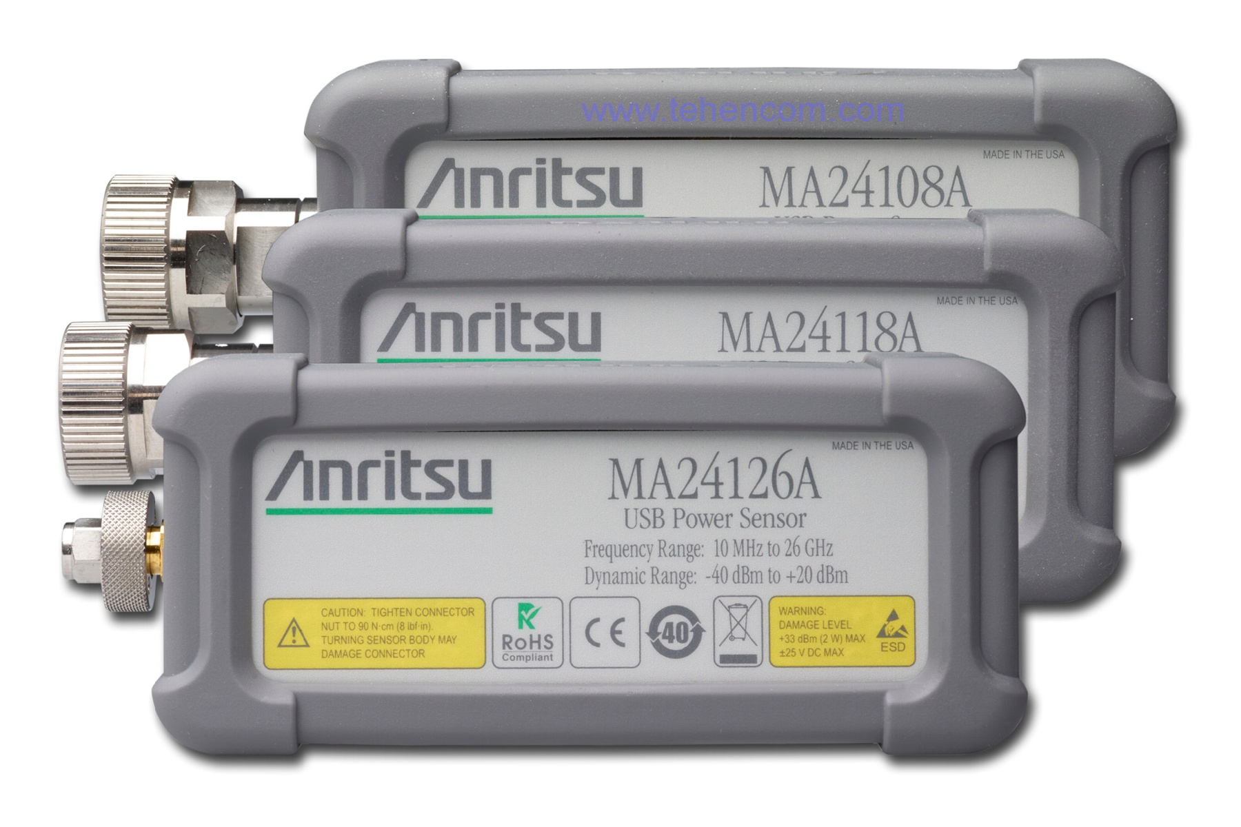 Anritsu MA24108A, MA24118A, MA24126A - Точные USB датчики СВЧ мощности