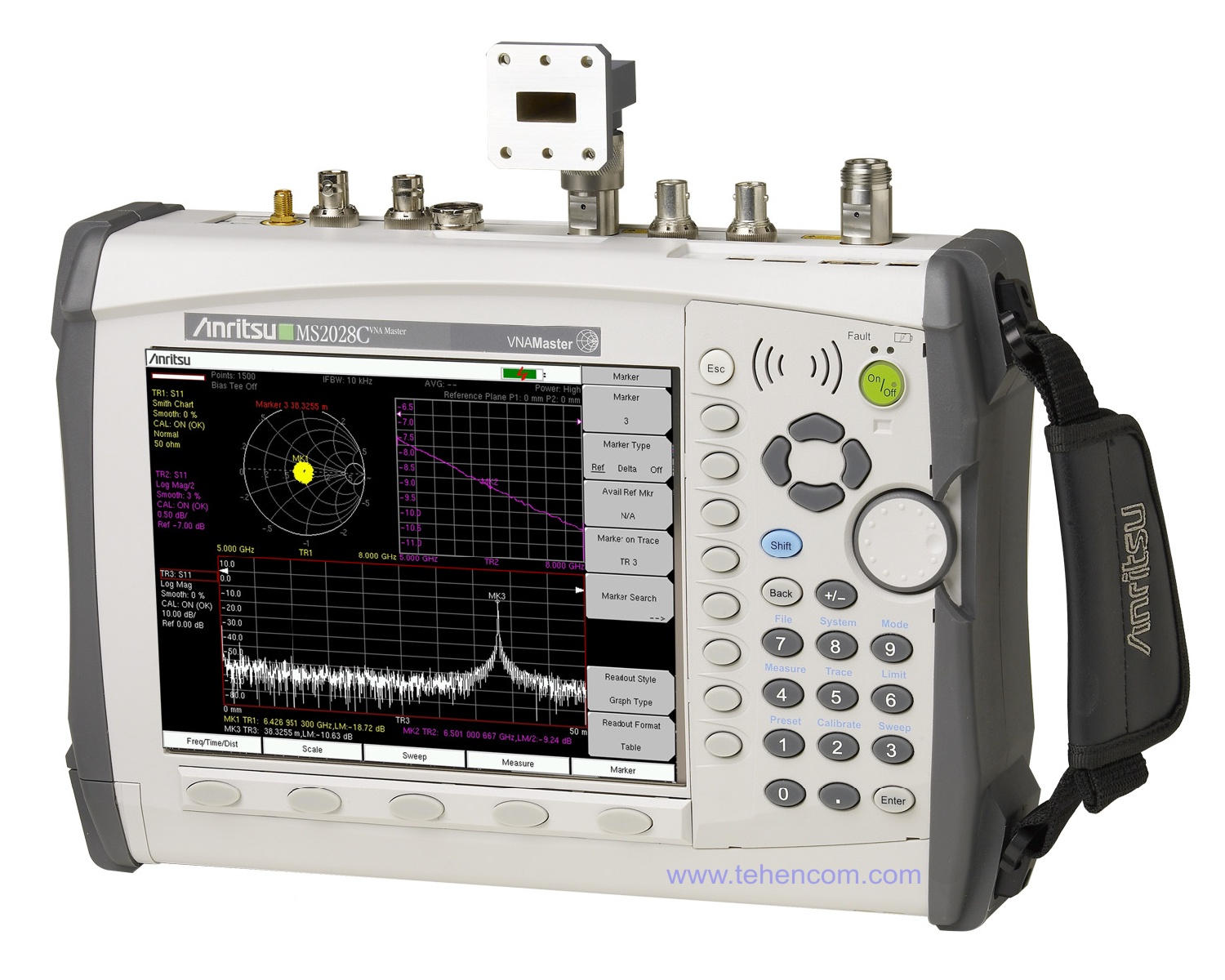 Anritsu MS20xxC series of handheld vector network analyzers up to 20 GHz