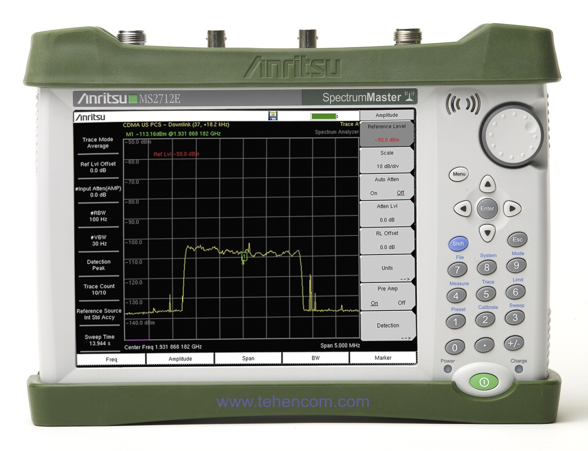 Портативные анализаторы спектра Anritsu Spectrum Master MS2712E (9 кГц – 4 ГГц) и MS2713E (9 кГц – 6 ГГц)