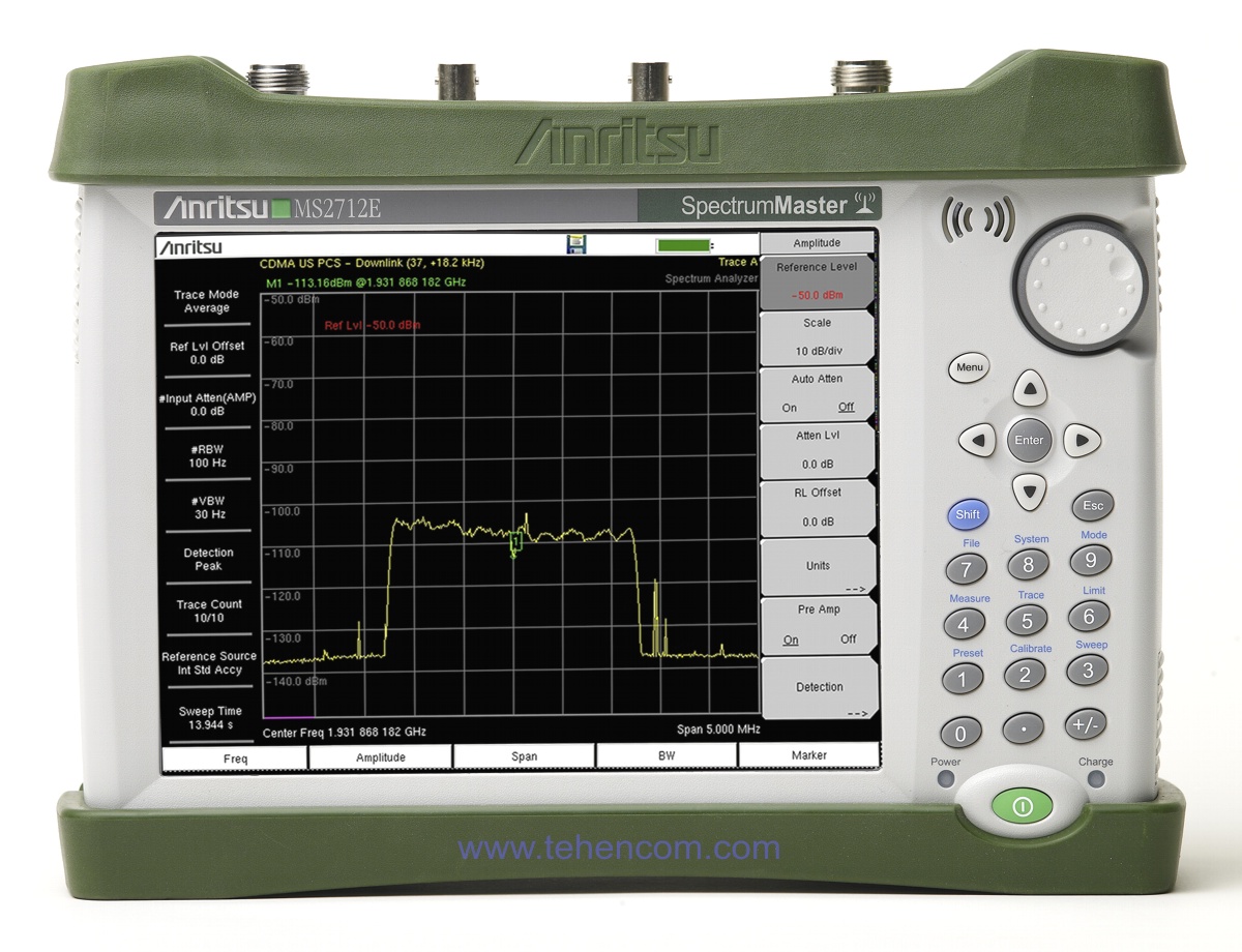 Anritsu MS271xE series of handheld spectrum analyzers up to 6 GHz