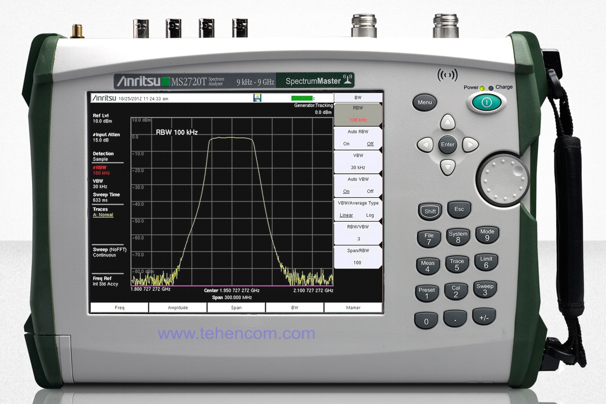 Anritsu MS2720T handheld spectrum analyzer series up to 43 GHz