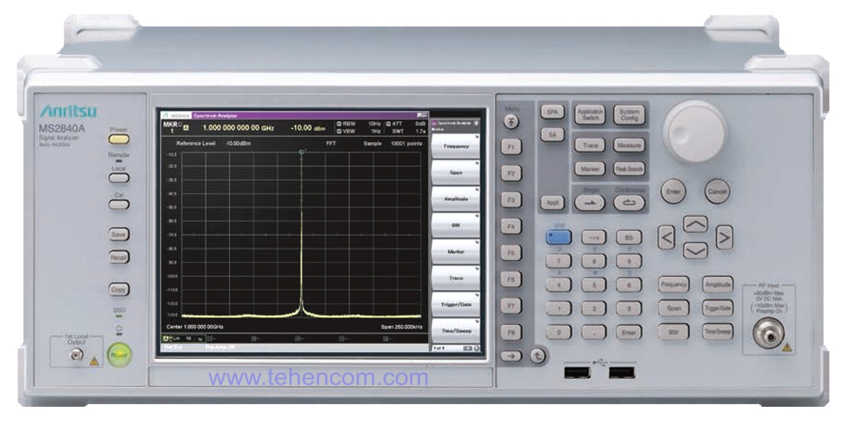 Anritsu MS2840A - Лабораторный анализатор спектра и сигналов с малыми фазовыми шумами (Anritsu MS2840A-040-041-044-046)