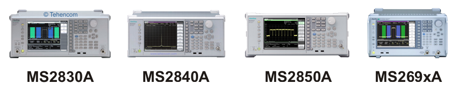 Чотири серії лабораторних аналізаторів спектру та сигналів Anritsu