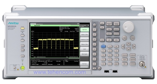 Anritsu MS2850A - лабораторные анализаторы спектра и сигналов с полосой демодуляции до 1 ГГц (модели: MS2850A-047 и MS2850A-046)