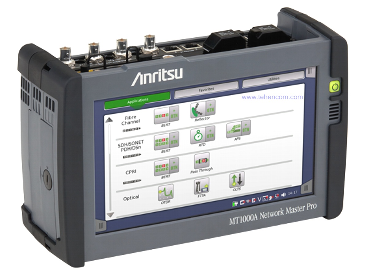 Модульный анализатор транспортных сетей (до 10 Гбит/с) Anritsu MT1000A для тестирования OTN, Ethernet, Fibre Channel, SDH, PDH и др.
