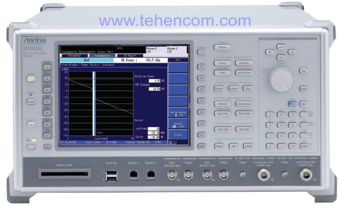 Анализатор радиокоммуникационных протоколов: Anritsu MT8820C