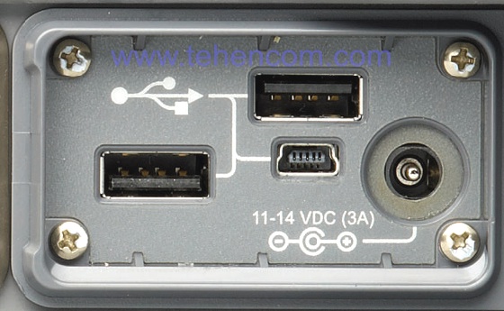 Анализатор АФУ Anritsu S331L содержит два порта USB тип A и один порт USB mini B