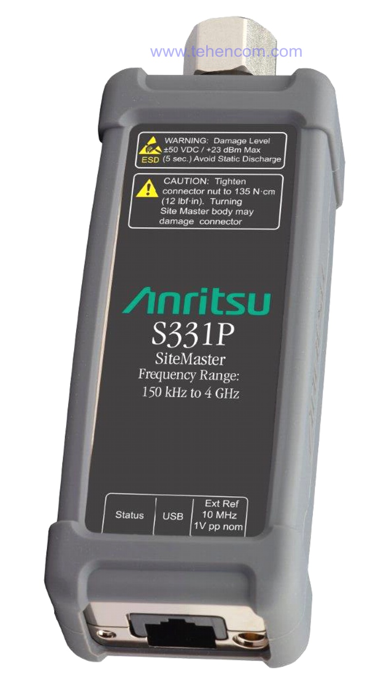 Ультракомпактный анализатор АФУ, кабелей и антенн Anritsu S331P (от 150 кГц до 4 ГГц или 6 ГГц) - серия Site Master (сайтмастер)