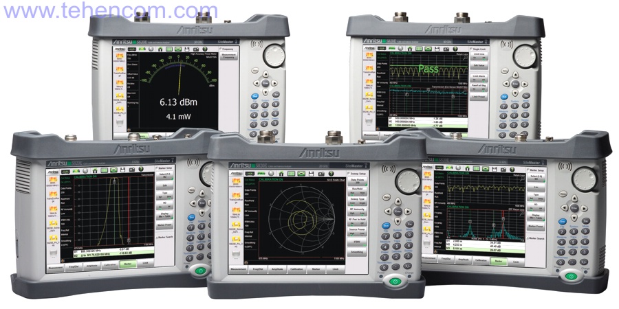 Серія Anritsu S820E включає 5 моделей, що відрізняються верхнім частотним діапазоном: до 8 ГГц, до 14 ГГц, до 20 ГГц, до 30 ГГц, до 40 ГГц