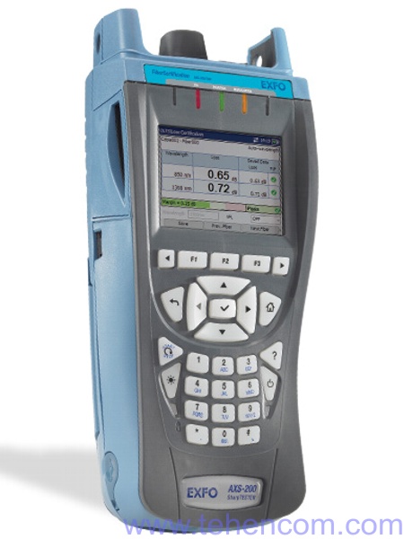 Handheld modular measuring platform for access networks EXFO AXS-200