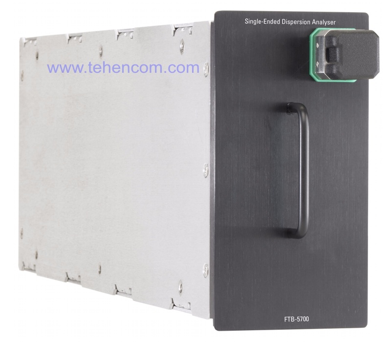 Appearance of the dispersion analyzer module EXFO FTB-5700