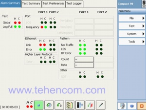 FTB-8510G Packet Blazer 10G Ethernet Analyzer Module Program Screenshot