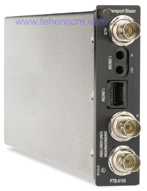 EXFO FTB-8105 Transport Blazer - PDH / DSn and SDH / SONET Electrical Interface Analyzer Module up to 155 Mbps