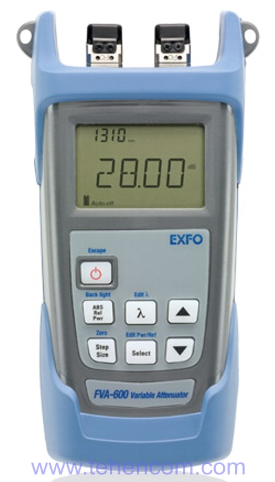 EXFO FVA-600 - Портативний оптичний атенюатор, що перебудовується.