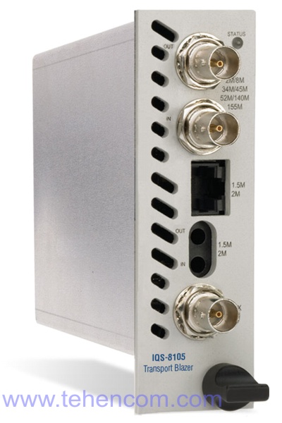 EXFO IQS-8105 Transport Blazer - Модуль аналізатора електричних інтерфейсів PDH/DSn та SDH/SONET до 155 Мбіт/с