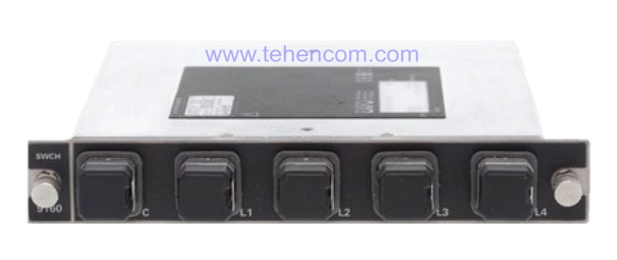 Appearance of the optical switch module EXFO FTBx-9160