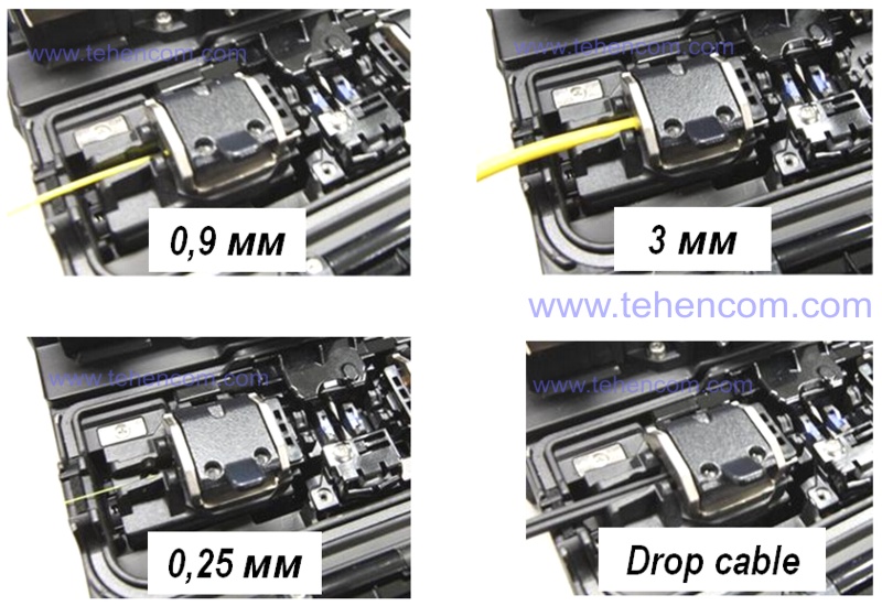 Universal clamps (holders) of optical fiber CLAMP-S21A for Fujikura 21S