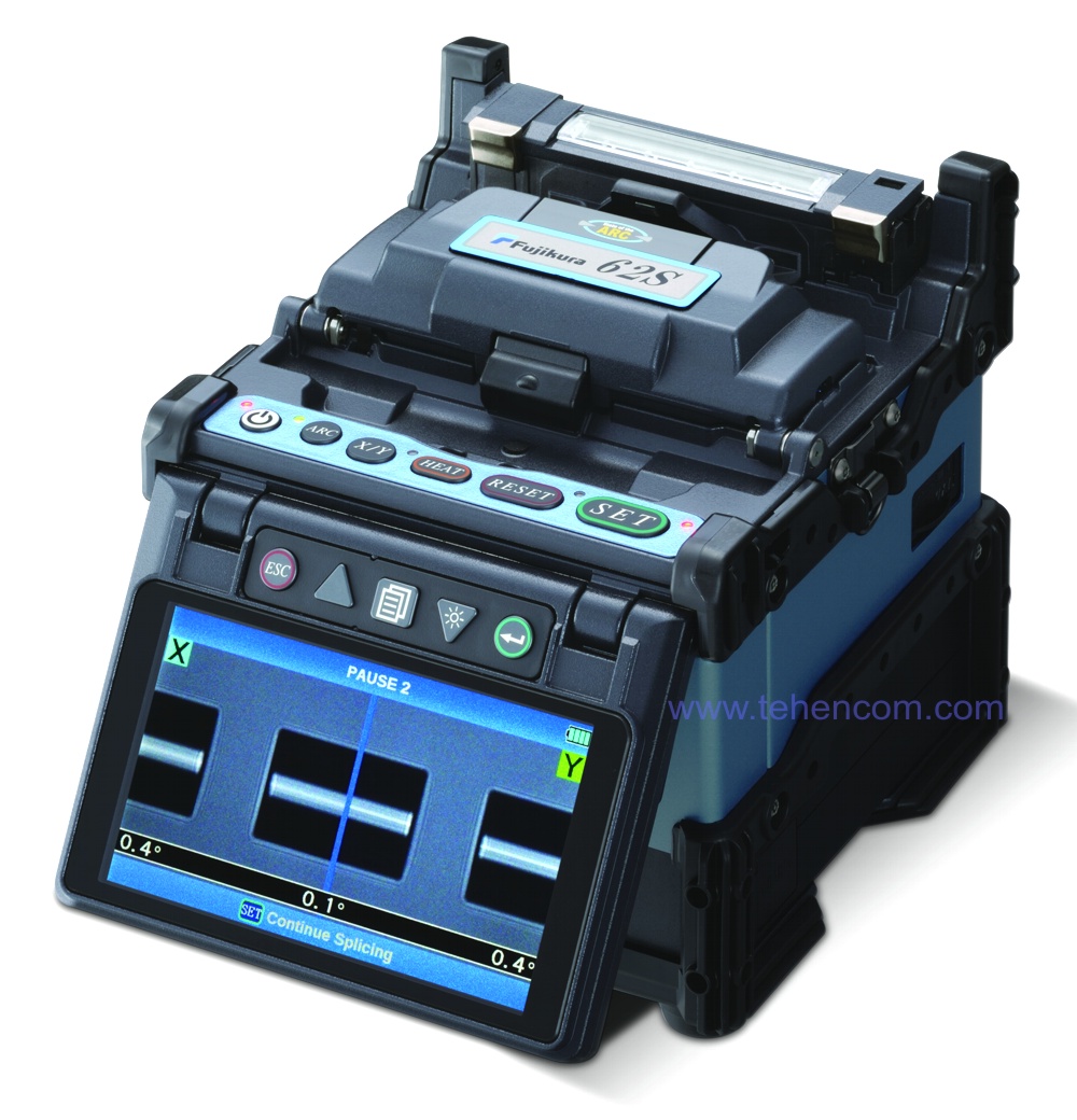 Fujikura 62S - universal fiber splicer (Fujikura 62S "Kit-A" Plus and "Kit-A" Standard configurations)