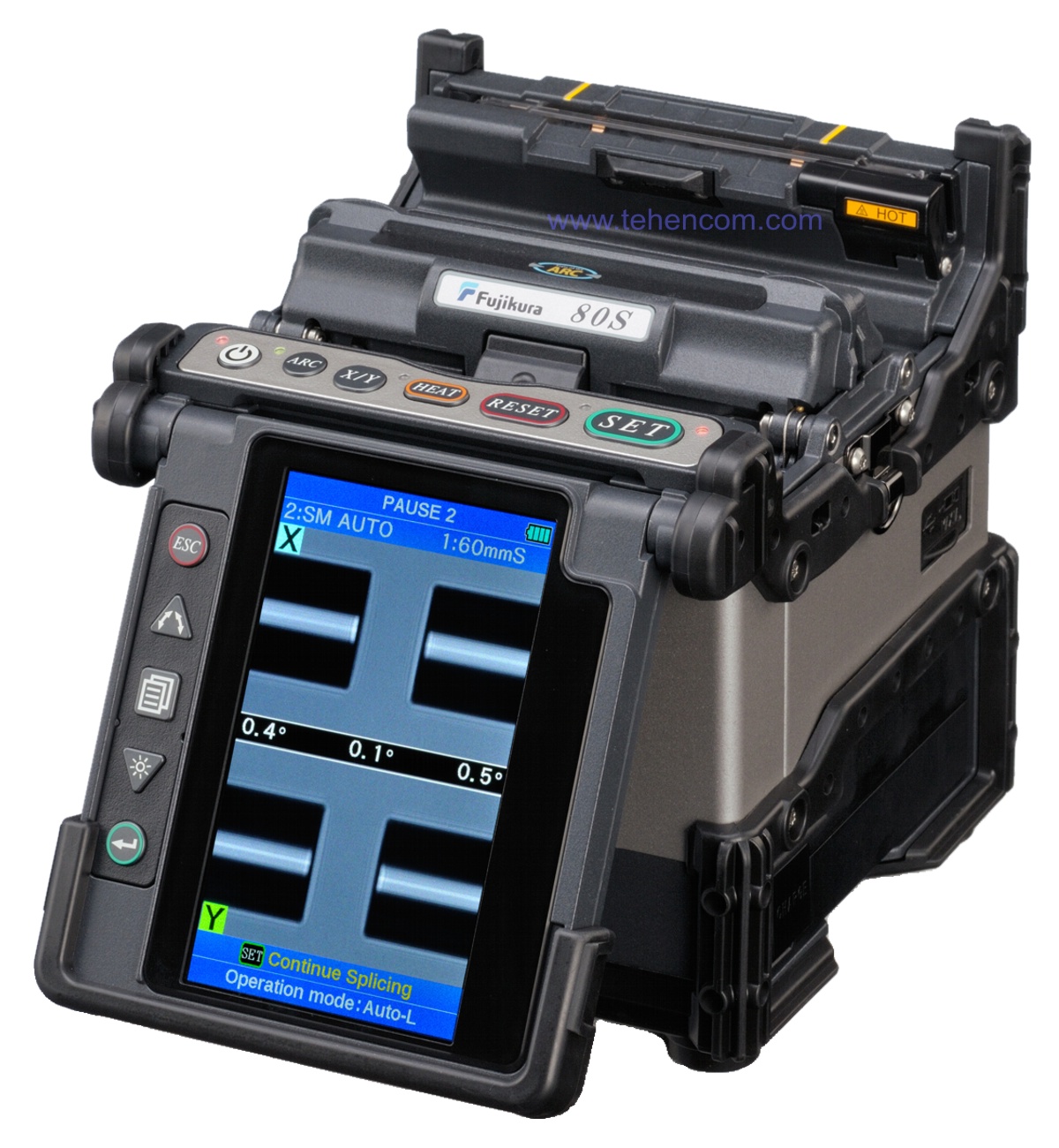 Fujikura 80S - universal automatic fiber splicer (Fujikura 80S "Kit-A" Plus and "Kit-A" Standard configurations)