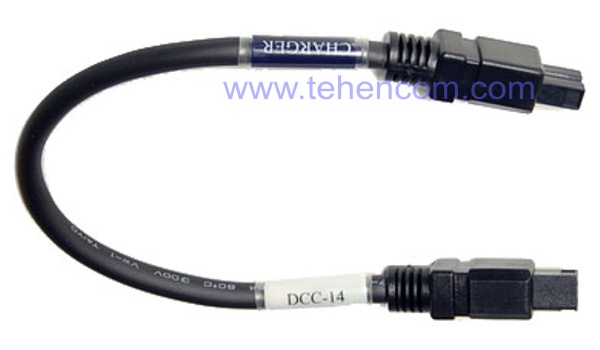 Fujikura DCC-14 power cord for charging BTR-08 battery with ADC-13 adapter