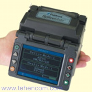 Miniature Dimensions of Fujikura FSM-11S SpliceMate Fiber Splicer