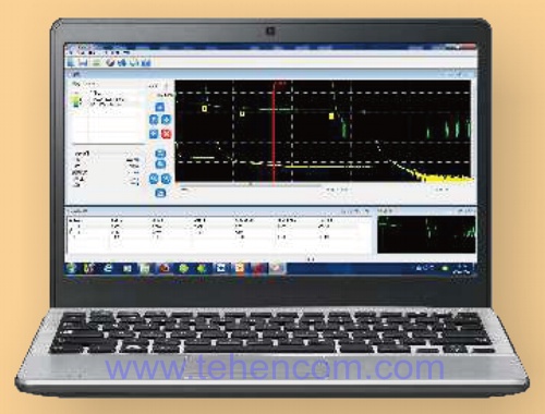 PC software included with Grandway FHO5000 series reflectometers