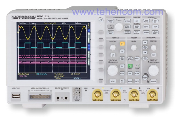 Hameg HMO1500 - 150MHz Bandwidth Mixed Signal Oscilloscope Series (Models: HMO1522, HMO1524)