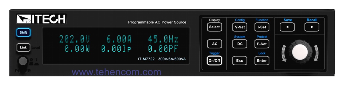 ITECH IT-M7700 - компактные программируемые источники переменного напряжения и тока (модели: IT-M7721, IT-M7722, IT-M7722E, IT-M7723, IT-M7723E, IT-M7724)