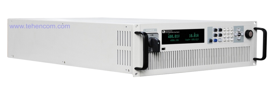 Модель ITECH IT6018C-500-90 с максимальной выходной мощностью 18 кВт (вид сбоку)