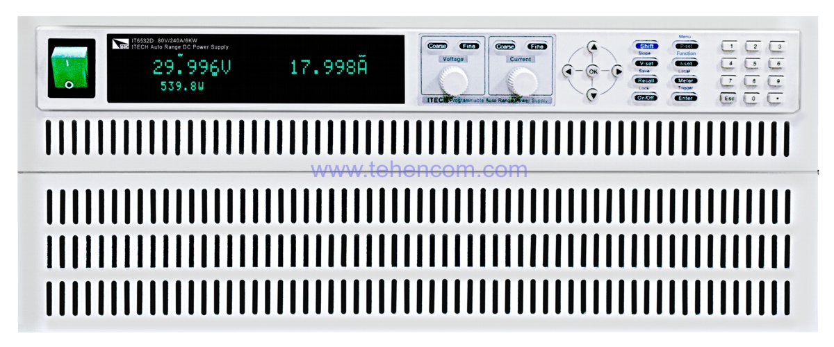 ITECH IT6500 - Powerful DC and Voltage Power Supplies (models: IT6502D, IT6512, IT6512A, IT6513, IT6513A, IT6500C, IT6500D)