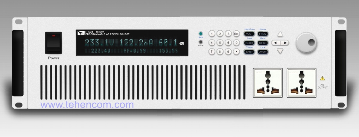 ITECH IT7300 - programmable AC voltage and current sources (models: IT7321, IT7322, IT7324, IT7326)