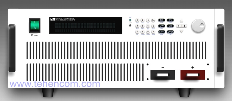 Передняя панель 3000-ваттной модели ITECH IT8516C+