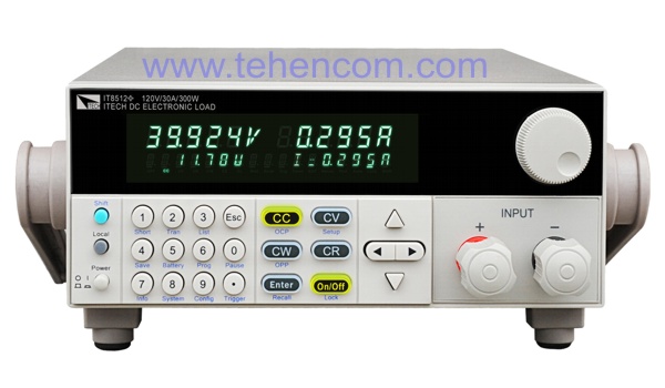 Series of programmable electronic loads up to 3000 W ITECH IT8500+