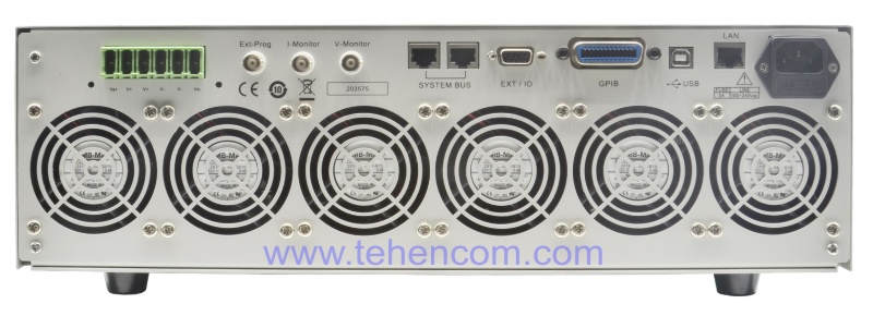 Rear panel of ITECH IT8615 (up to 1.8 kVA)