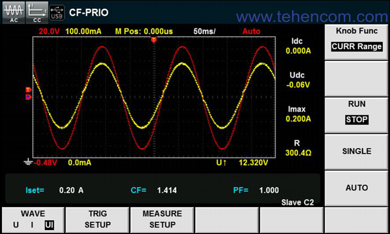 All models of ITECH IT8600 series electronic loads contain a built-in oscilloscope for voltage and current signals