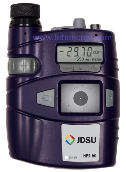 JDSU HP3-60-P4 - Відеомікроскоп для оптоволокна з вбудованим вимірювачем потужності