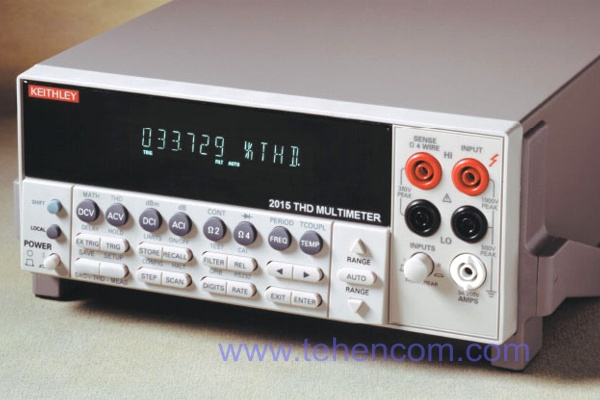 Keithley 2015, 2015-P, 2016, 2016-P - Laboratory multimeters with built-in audio analyzer and harmonic distortion meter