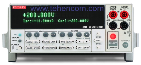 Серия калибраторов-мультиметров 6,5 разрядов Keithley 2400 и 2400-C